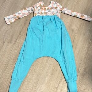 Little Monster Geometric Jumpsuit